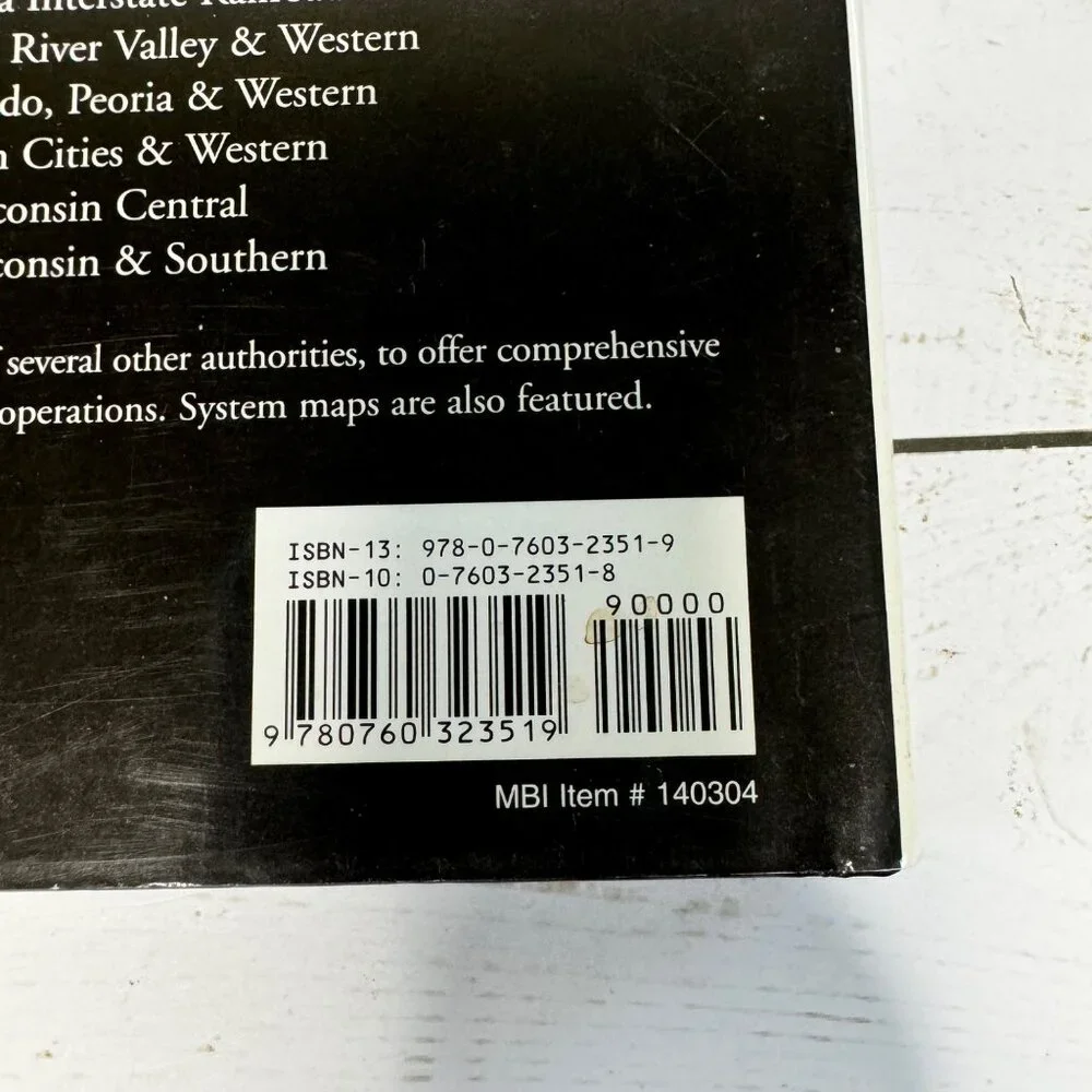Regional Railroads Of The Midwest Steve Glischinski MBI Railroad Color‎ History